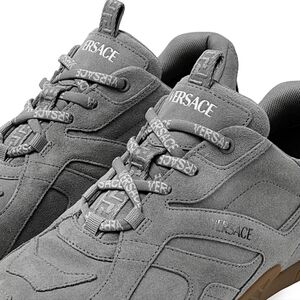 Sale: Men's Versace Suede Sneakers - 14.5 US / 47.5 EU